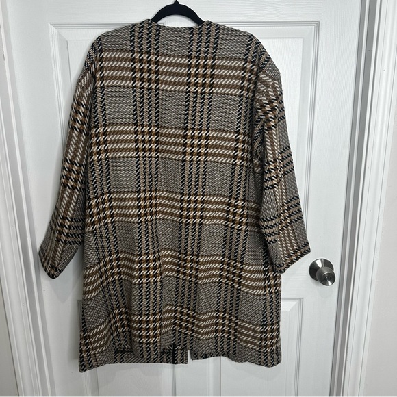J Jill wool plaid longline jacket XL petite - Picture 5 of 12